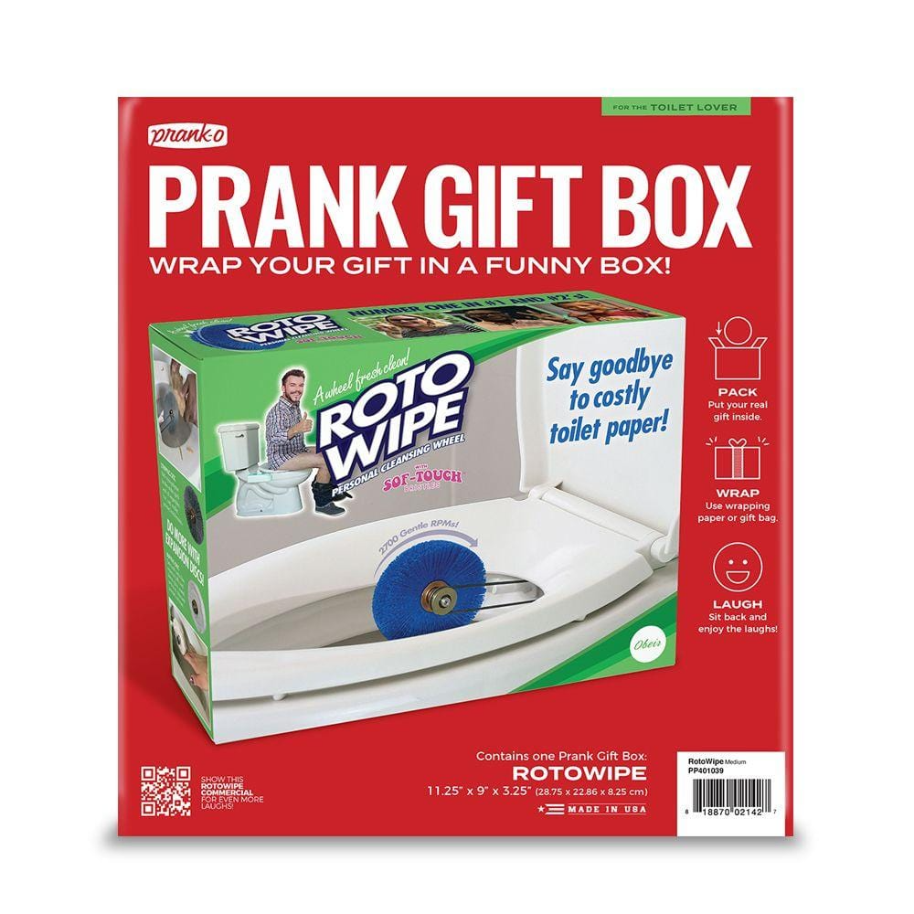 Roto Wipe prank Gift Box