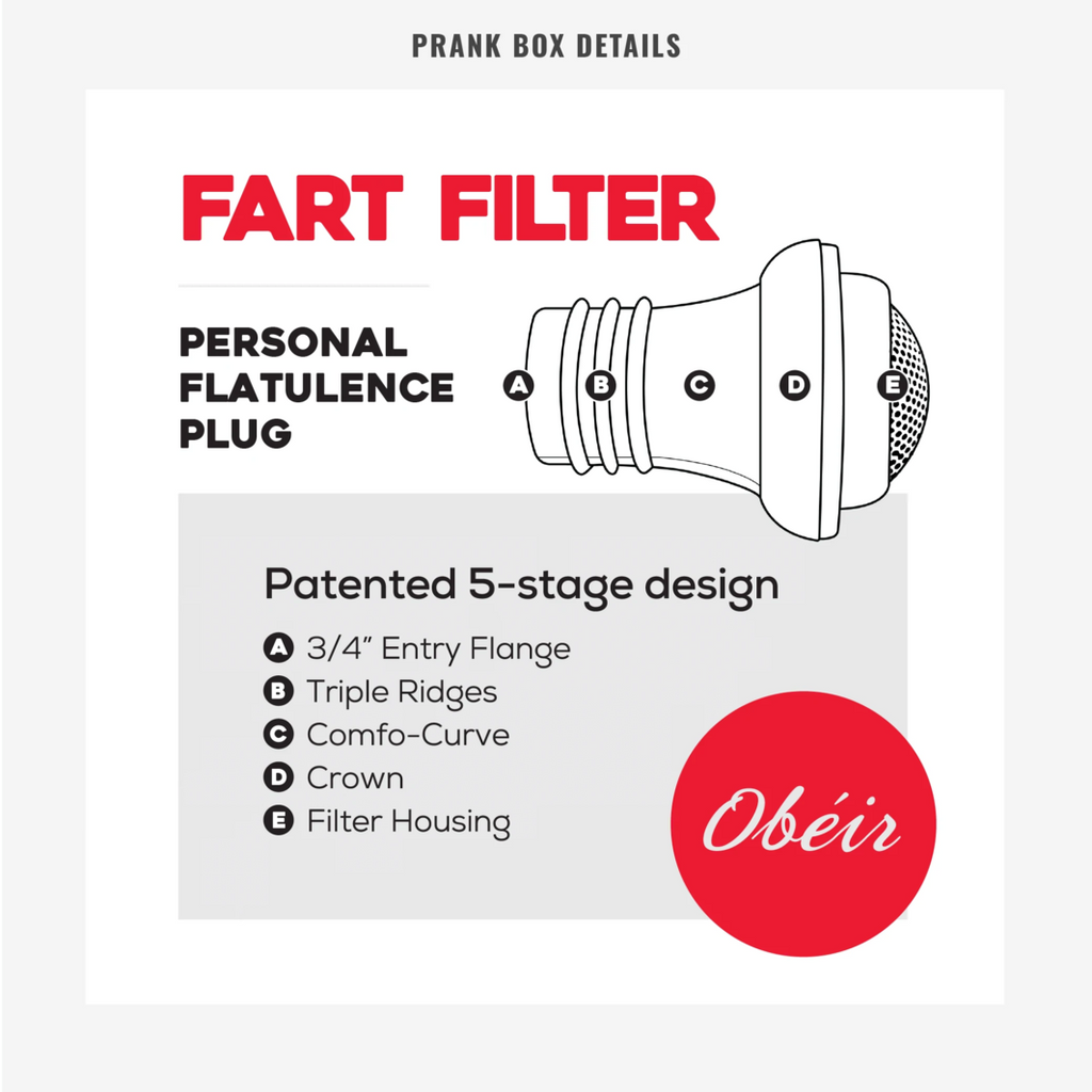 Fart Filter Prank Gift Box