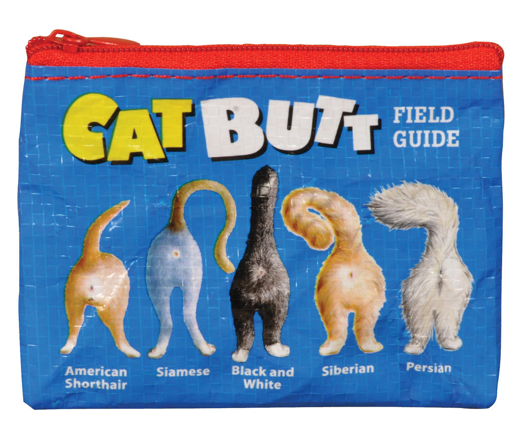 Cat Butt Field Guide Coin Purse