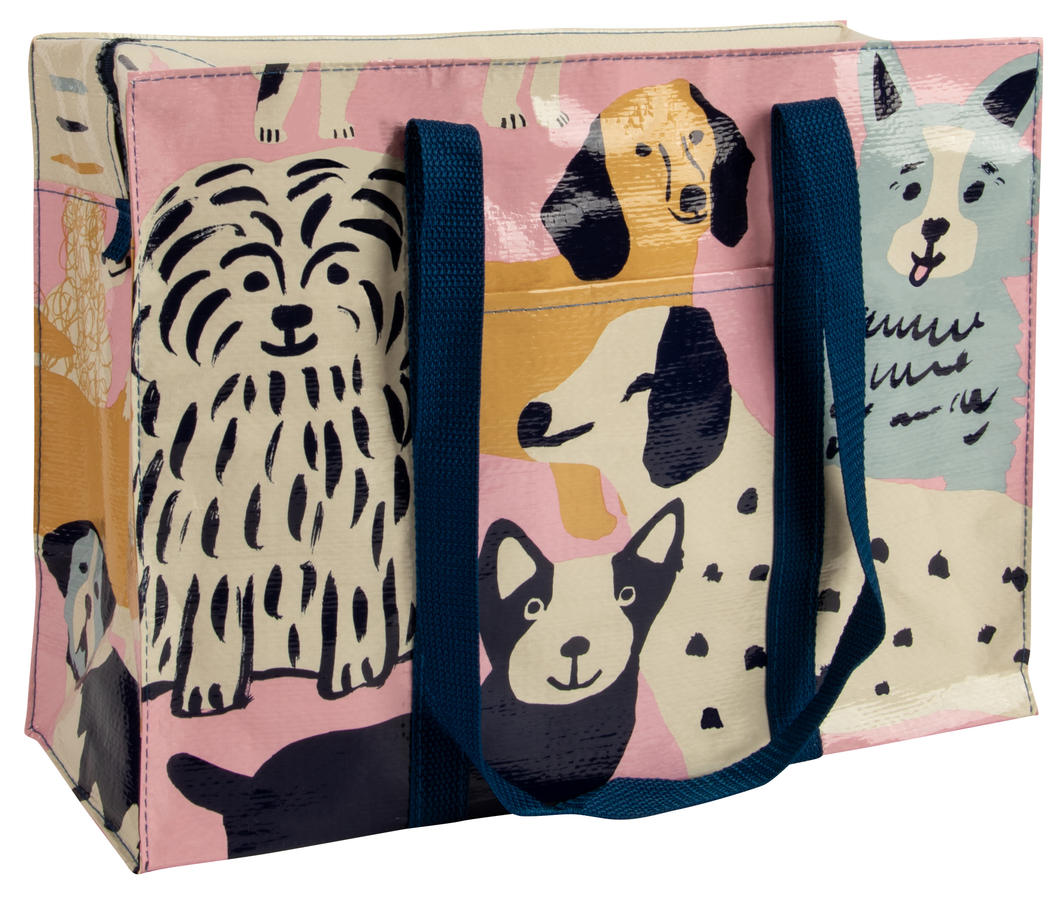 Happy Dogs Shopping Bag/Shoulder Tote