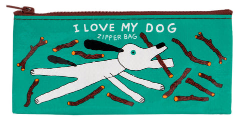 I Love My Dog Pencil Case