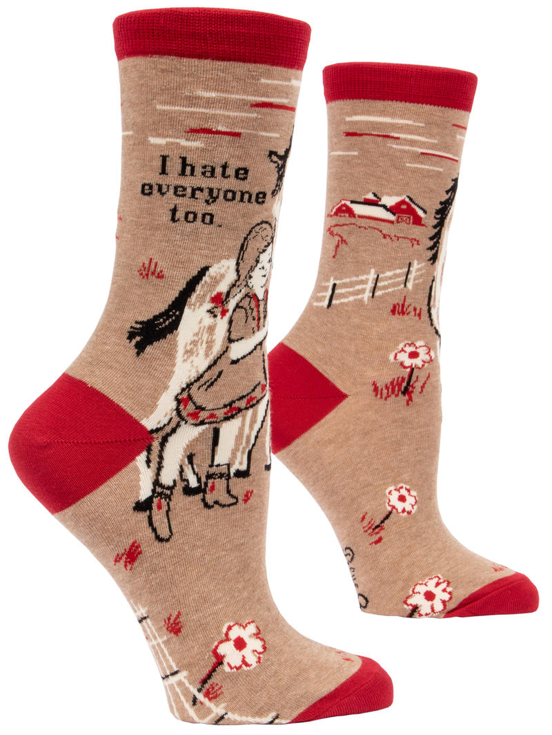 I Hate Everyone Too Women&#39;s Socks