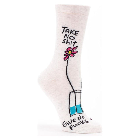Image of Take No Shit, Give No Fucks Crew Socks