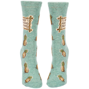 I Was Fucking Talking Crew Socks