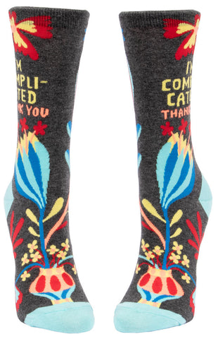 Image of I'm Complicated. Thank You Crew Socks