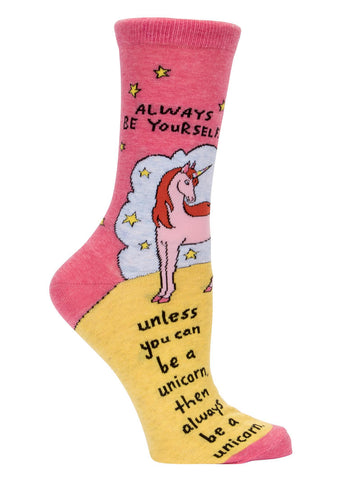 Image of Always Be a Unicorn Crew Socks