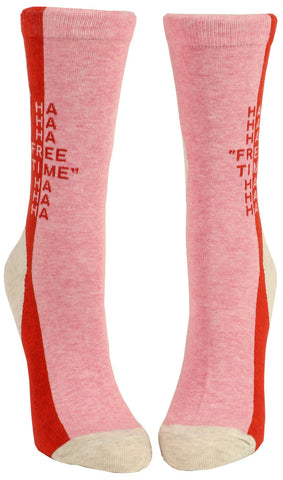 Image of Free Time hahahaha Women's Socks