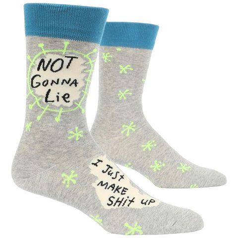 Image of Not Gonna Lie, I Just Make Shit Up Men's Socks