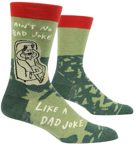 Image of Aint No Bad Joke Like A Dad Joke Men's Socks