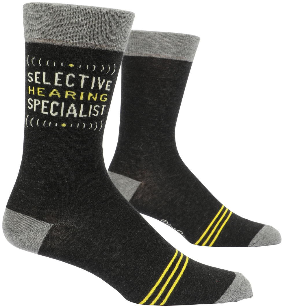 Selective Hearing Specialist Men&#39;s Socks