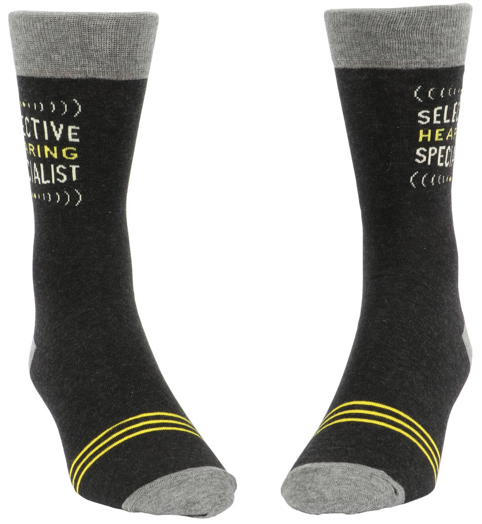 Selective Hearing Specialist Men&#39;s Socks