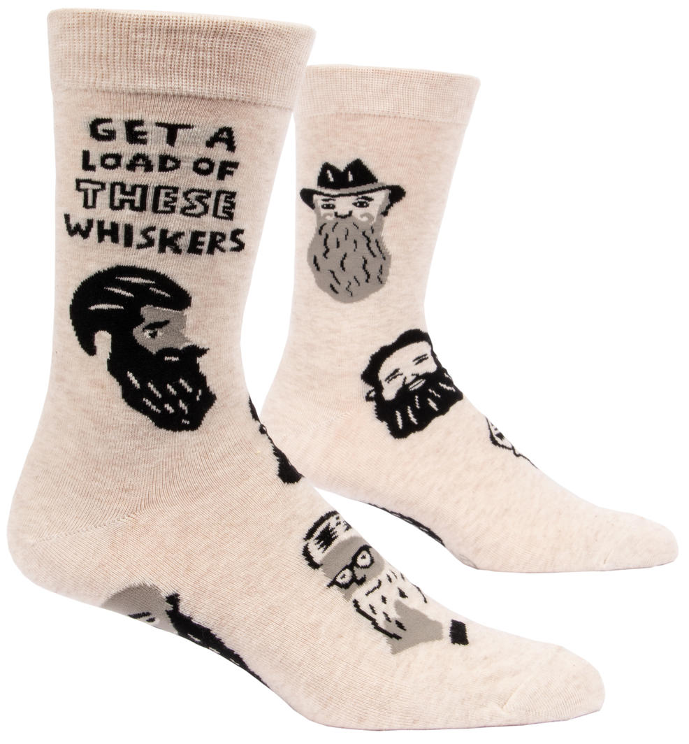 Get a Load of These Whiskers Men&#39;s Socks