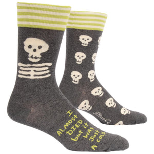 I Almost Died, But It Was Just A Cold Men’s Socks