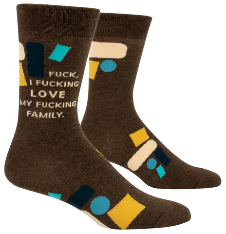 Fuck I Love My Family Men's Socks