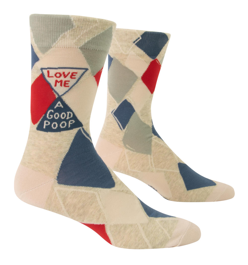 Love Me a Good Poop Men&#39;s Socks