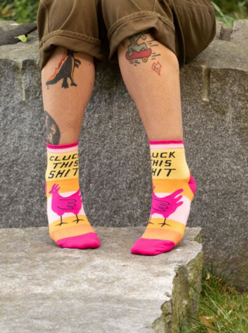 Image of Cluck This Shit Ankle Socks