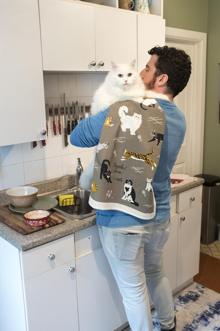 People I Love: Cats Tea Towel / Dish Towel