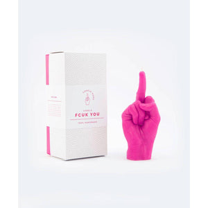Fuck You Middle Finger Candle