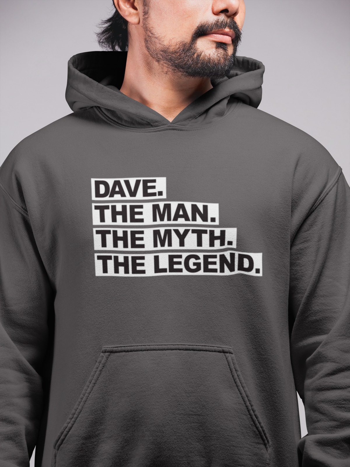 The Man. The Myth. The Legend Hoodie. Customise with ANY Name.