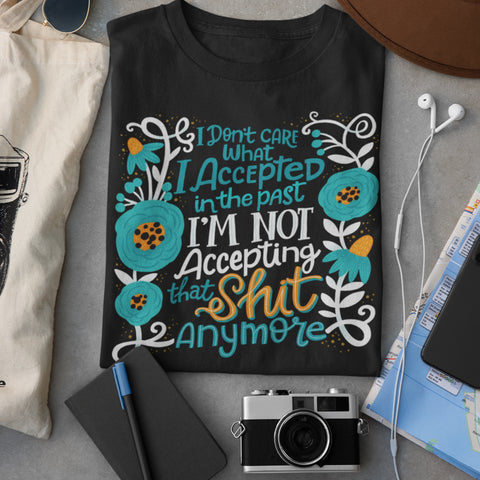 Image of I Don't Care What I Accepted In The Past T-Shirt