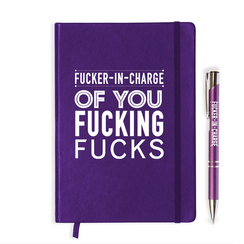 Image of Fucker in Charge Stationery Pack