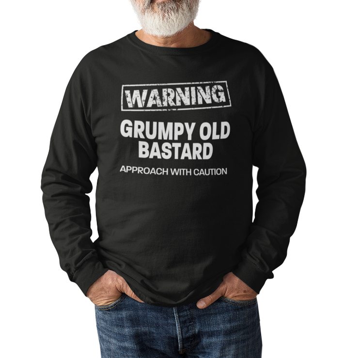 Grumpy Old Bastard Long Sleeve Shirt