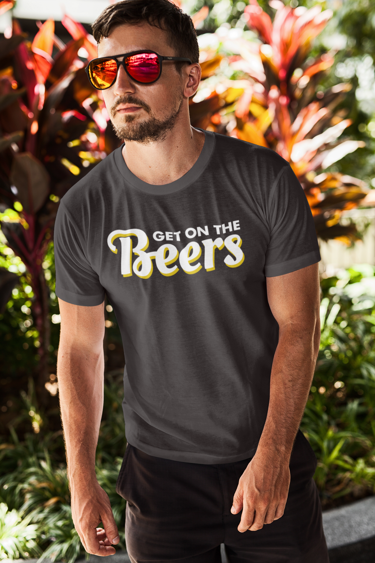 Get On The Beers Men&#39;s/Unisex T-Shirt