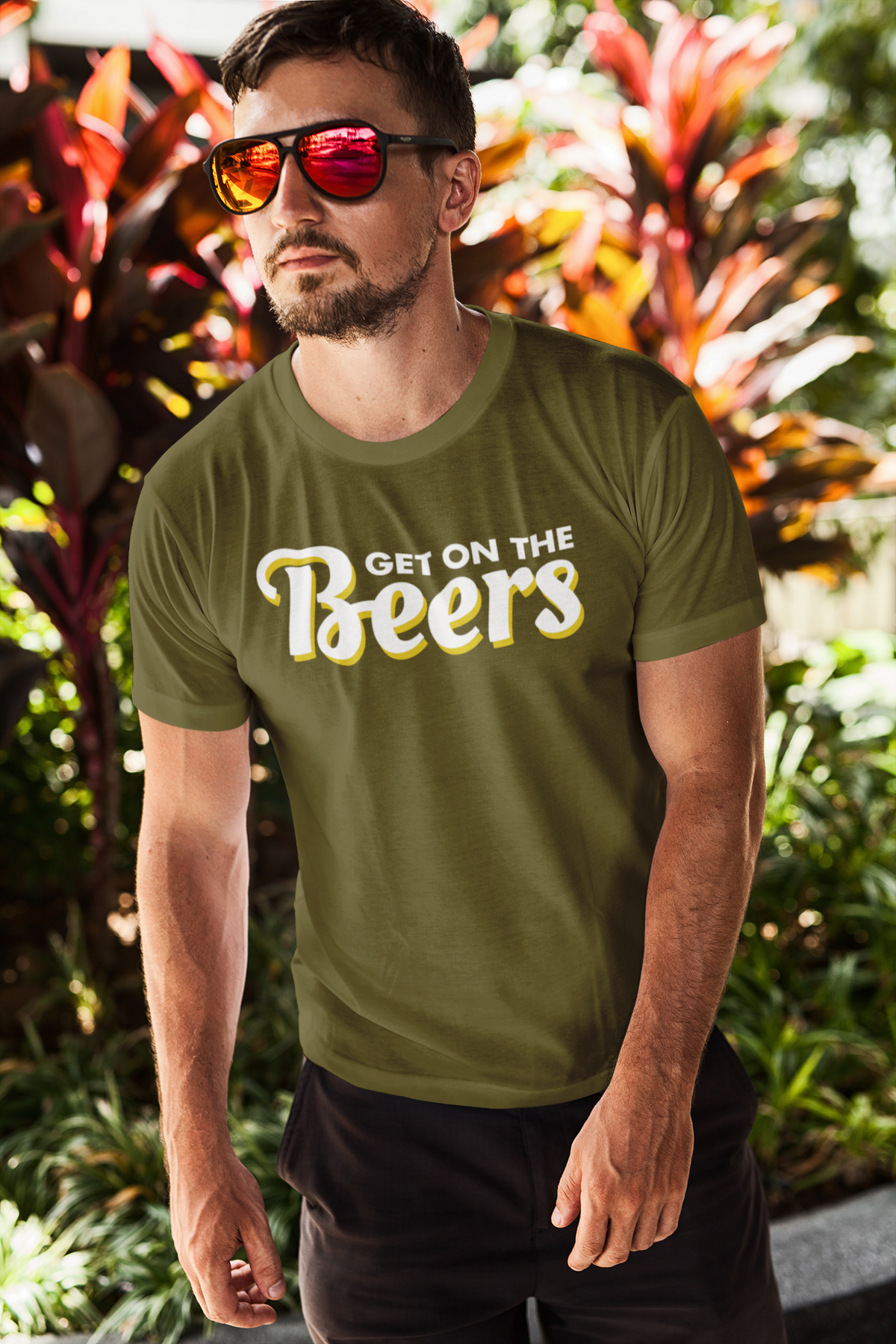 Get On The Beers Men&#39;s/Unisex T-Shirt