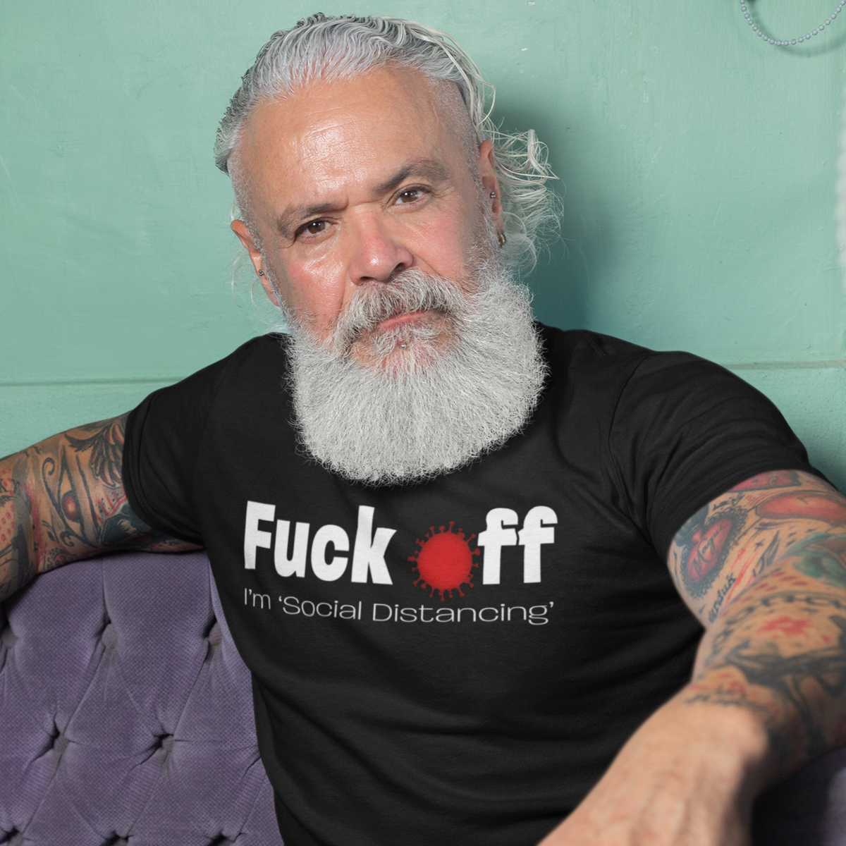 Fuck Off, I&#39;m Social Distancing Men&#39;s/Unisex T-Shirt